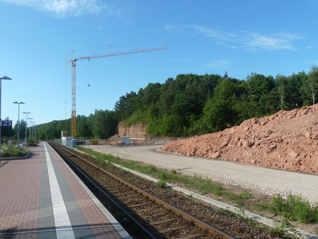 Bahnhof Enkenbach Baustelle Umgehung by Dirk Schneider