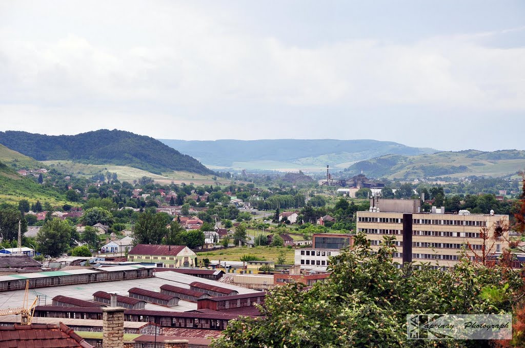 The factory and the valleys by Eva Kaprinay