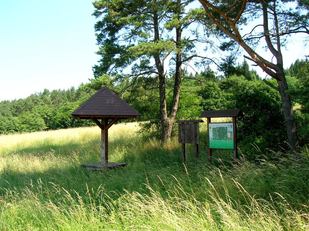 Nevšová, cyklostezka - information board by peter76321