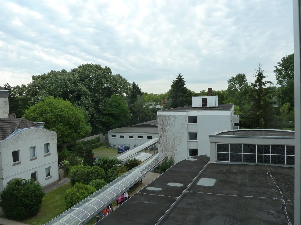 Germany province Northrhine-Westphalia in Cologne-Braunsfeld view from Holy Trinity Hospital to the south by MadeInCologneGermany