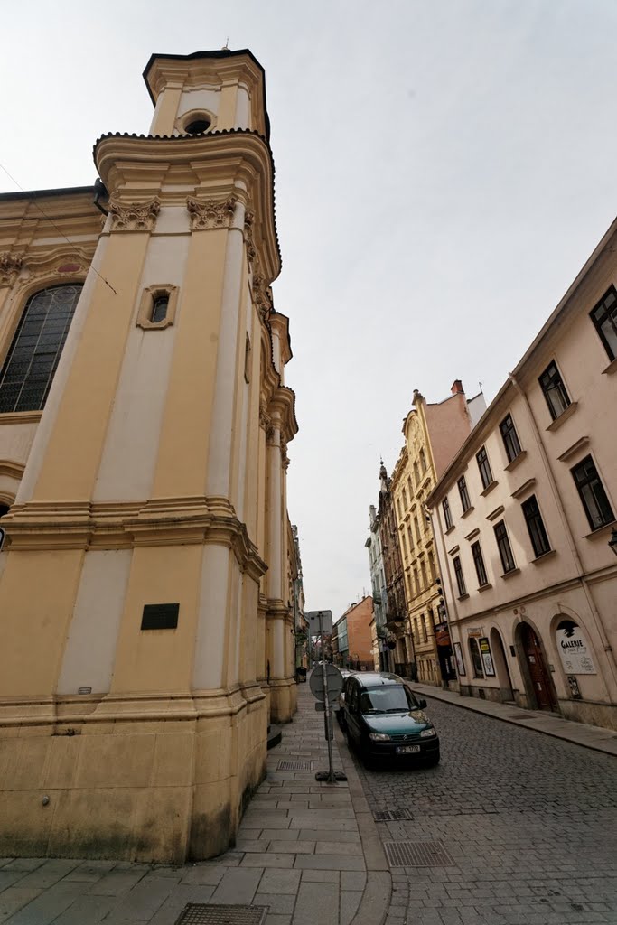 Plzeň - Bedřicha Smetany - View West into Bezručova by txllxt