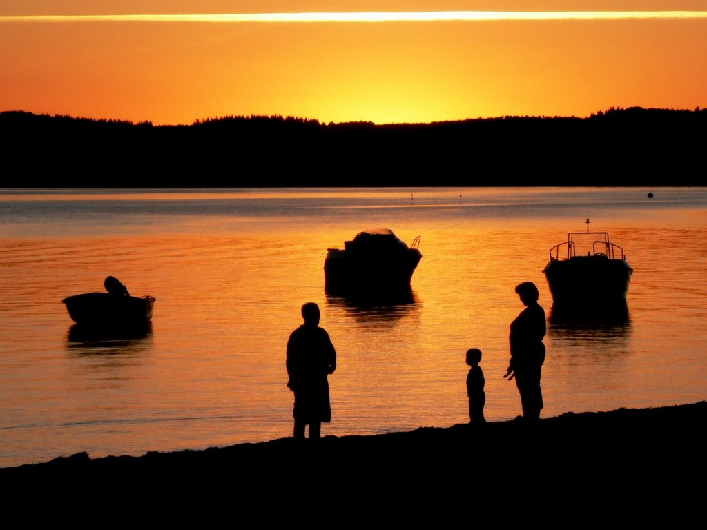 Sundown at Ebeltoft by Hanne Hedegaard