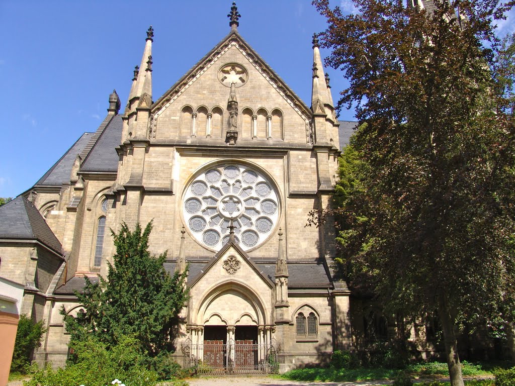 Kath. Kirche St. Sebastian Neo-Gothic style by portmoresby