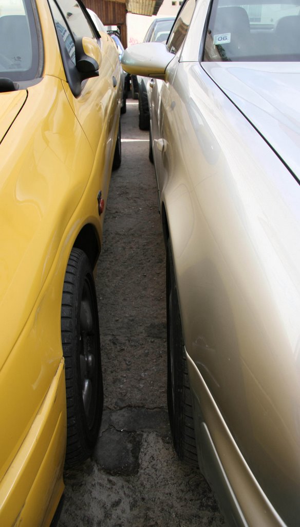 Parking in Athens by Kimmo Lahti