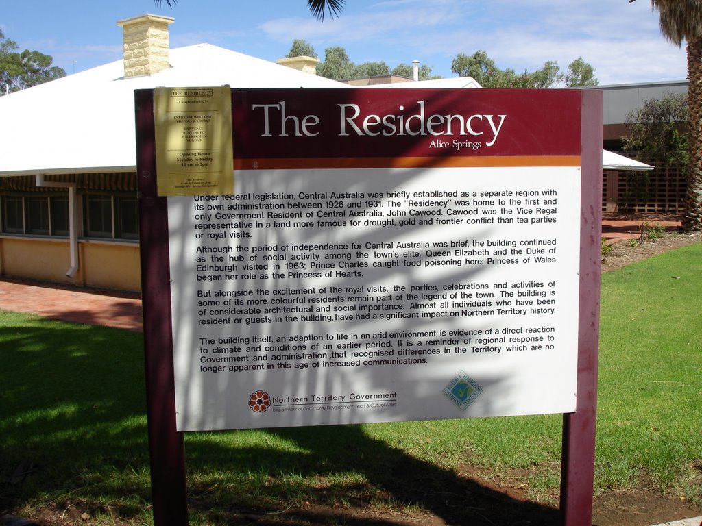 Notice at The Residency by PeterFisher