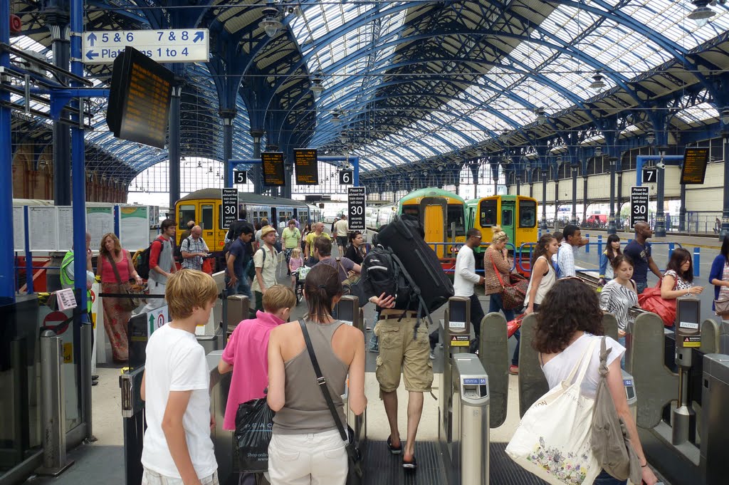 BRIGHTON RAILWAY STATION by Alan McFaden