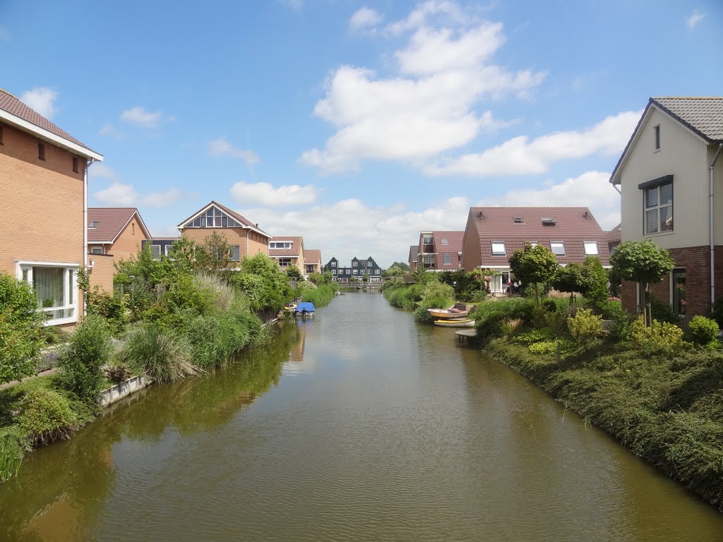 Brug in de Breesloot by JP Ouweltjes