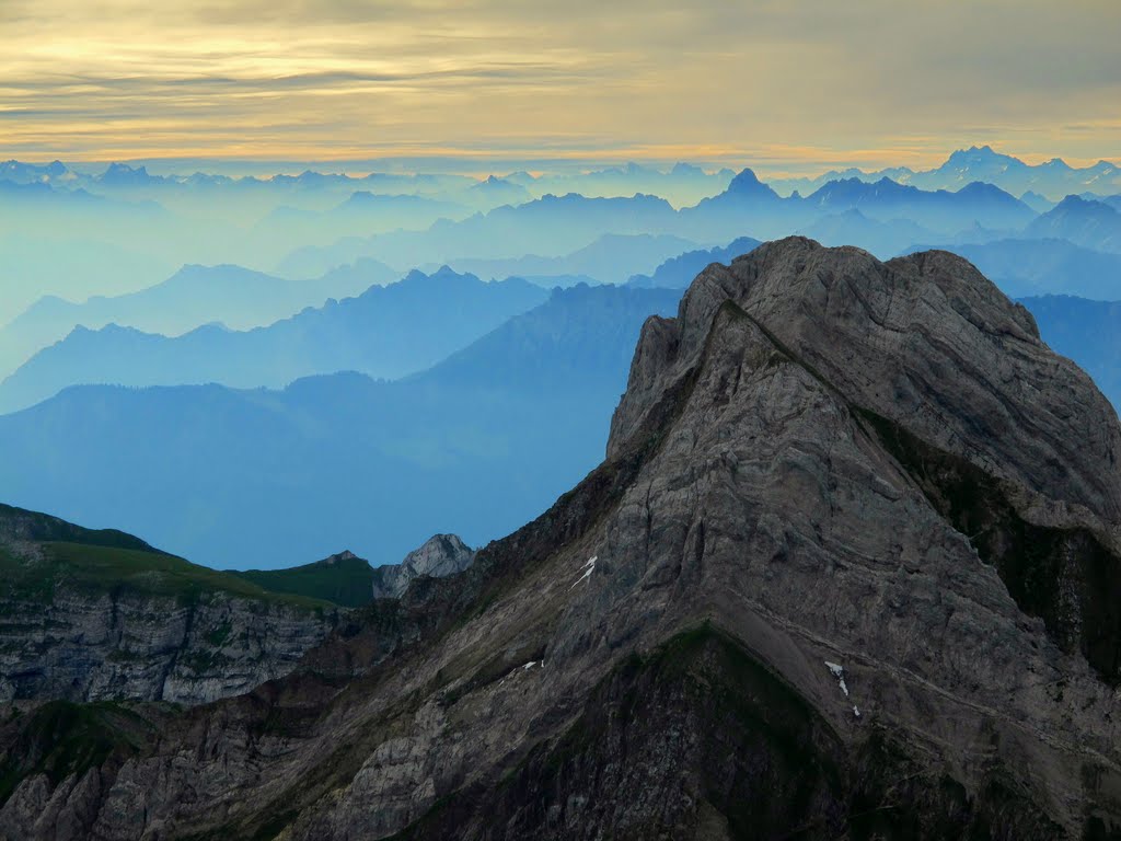 Morgens auf dem Säntis by ina-maria