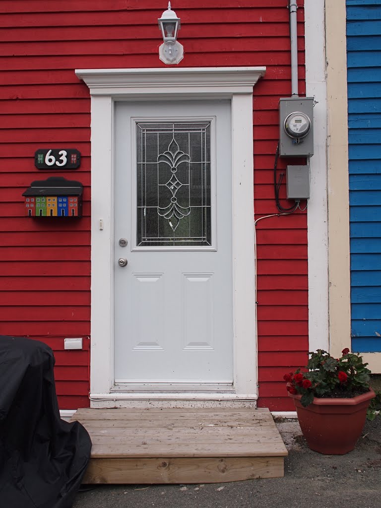 The colours of St. John's (note the mailbox) by Marilyn Whiteley