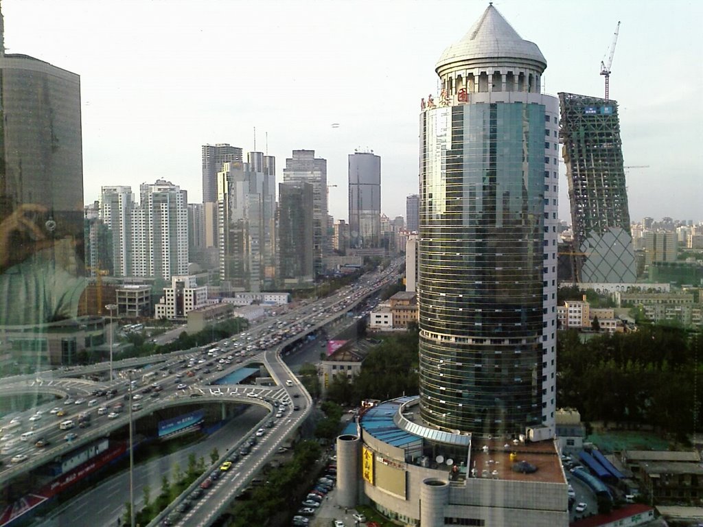 Dabeiyao Street Scene from Merchant Bldg, 2007.9 by focusnow