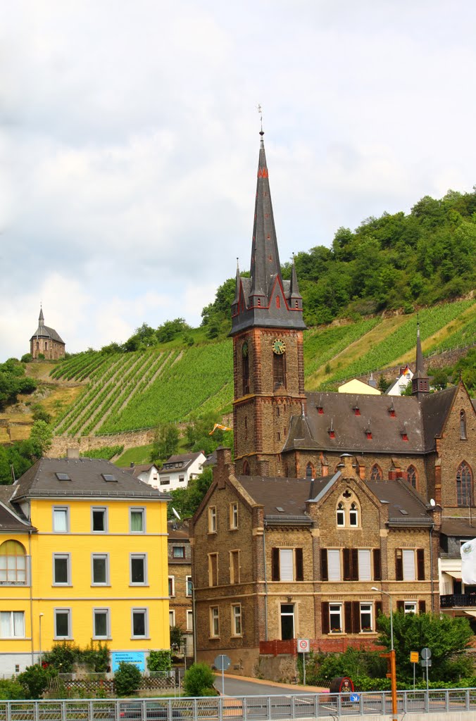 Two Churches in Lorchhausen by CapnLance