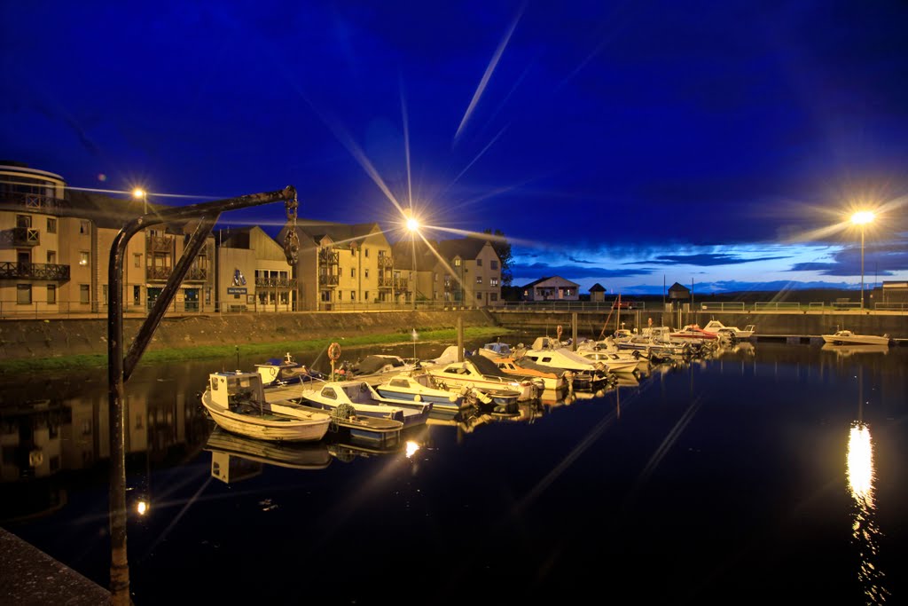 Nairn Harbour at Sunset by tam R 1313