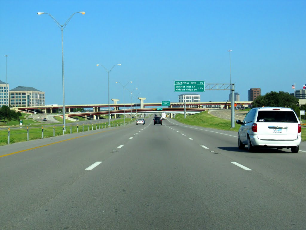 Two Lonely Piers Over the George Bush Turnpike - TX-114 Eastbound near TX-161 by 1badgmc