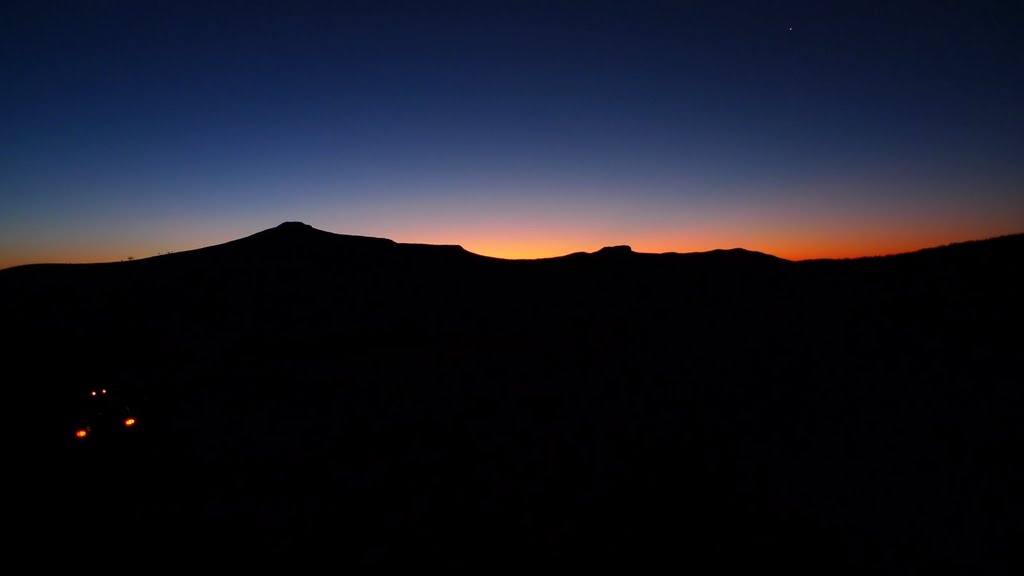 Col de la Fayolle, sunrise in the early hours by capcerbère