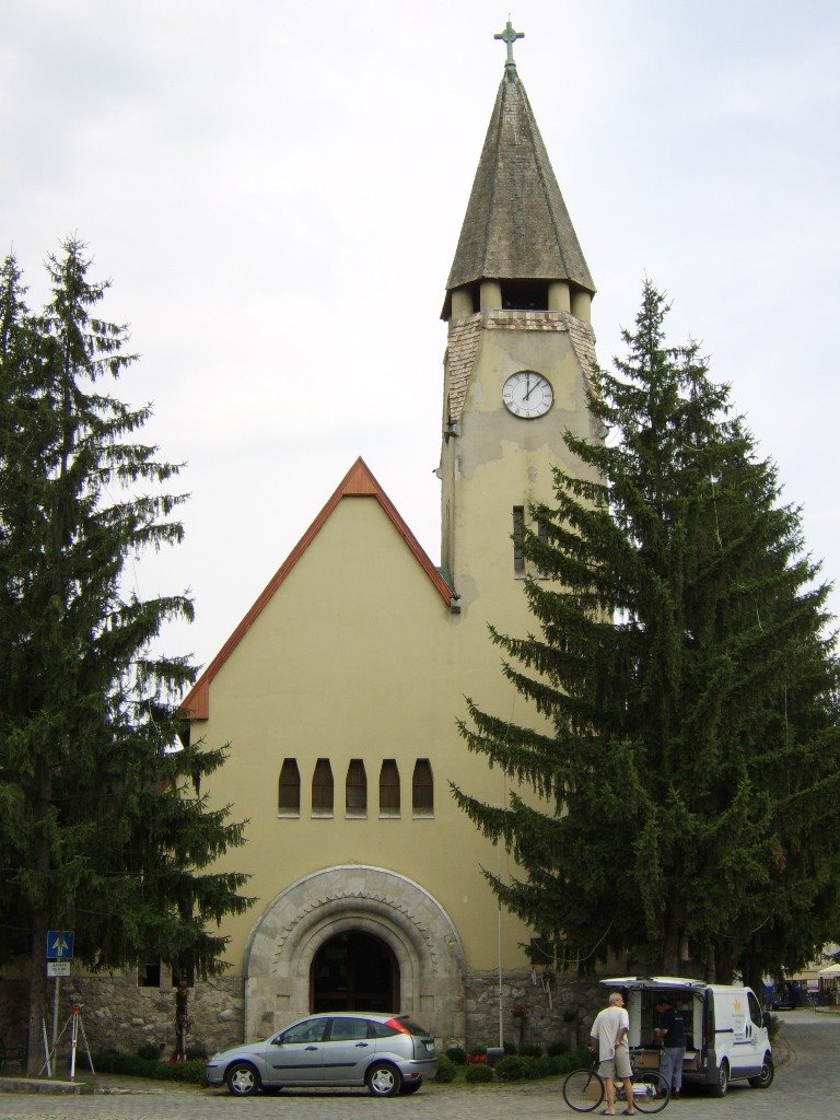 Zebegény, Catholic Church designed by Kós K. by DobosZs