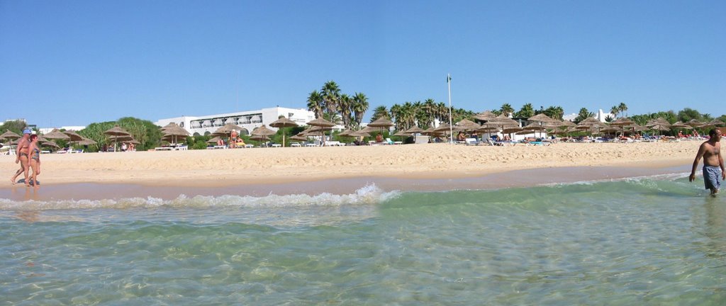 Abou Nawas hotel - the beach from the sea by massimo lalli