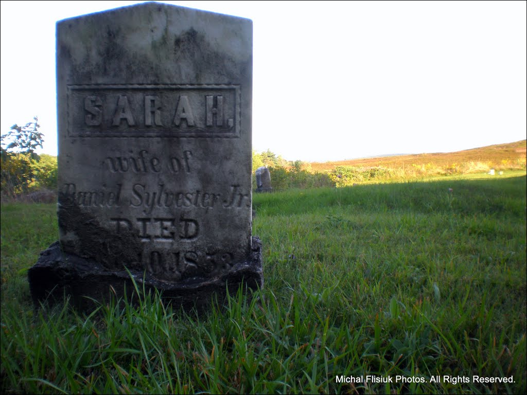 First Settlers Cemetery. Heartbreak Hill, Palermo, Maine by Michal Flisiuk