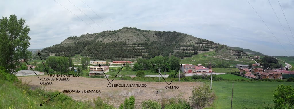 Panorámica entrada del camino a Belorado by kant demor