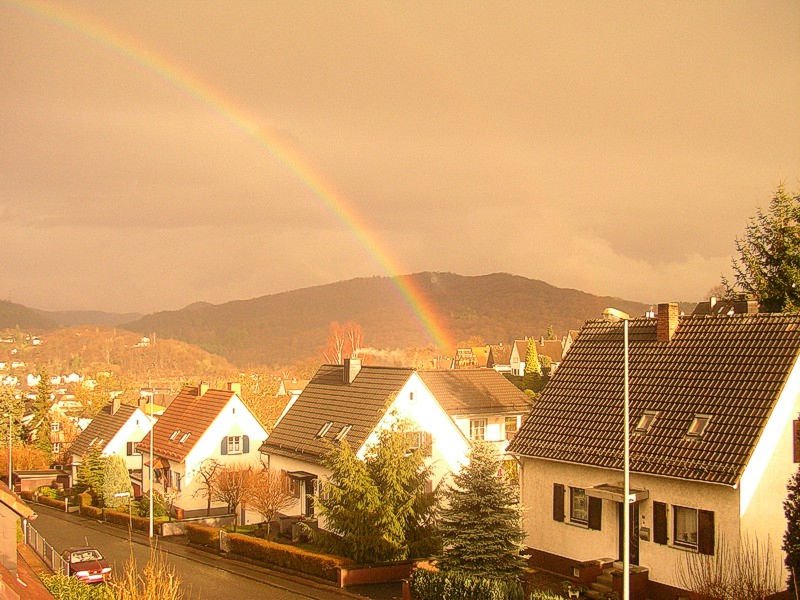 Rainbow over Dillenburg by eos1