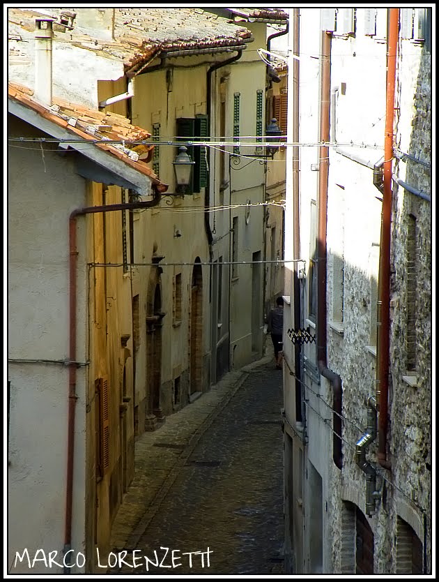 ARCEVIA (AN) - STRADA DEL CENTRO STORICO by Marco Lorenzetti