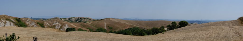 Tuscan panorama @ Via Stefano, Montaione by sevja