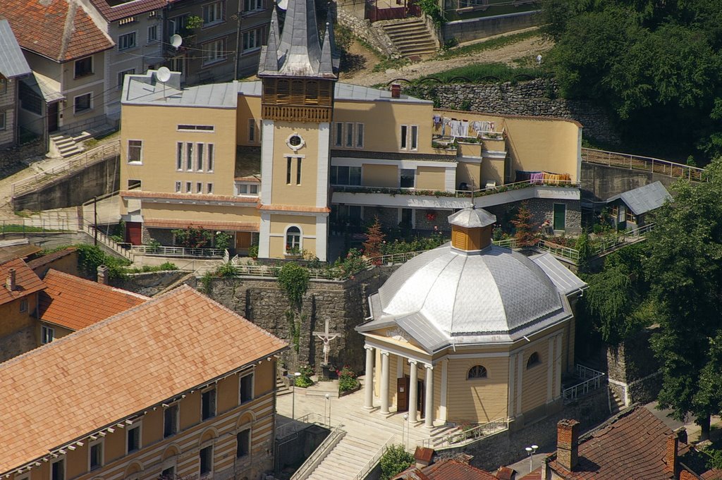 Biserica vazuta de la Crucea Alba by Eduard Schuster