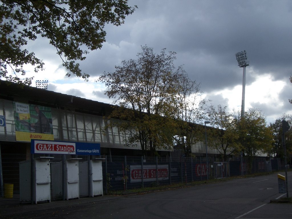 GAZI Stadium Waldau (Stuttgarter Kickers) - western stands by makro