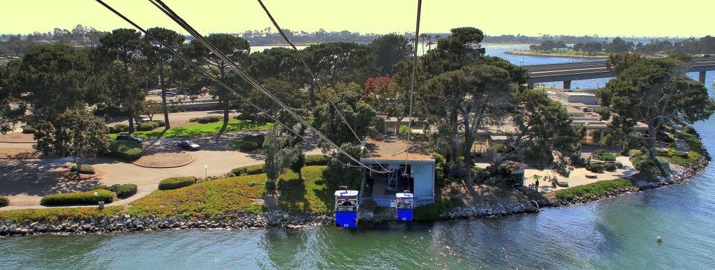 Bayside Skyride • Sea World, San Diego, Ca. USA by Easy Street Images ©