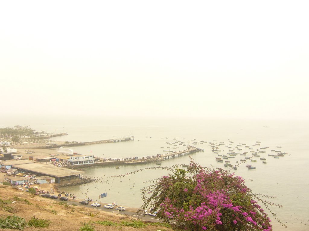 Vista panorámica del muelle de Chorrillos by Alfredo Toto