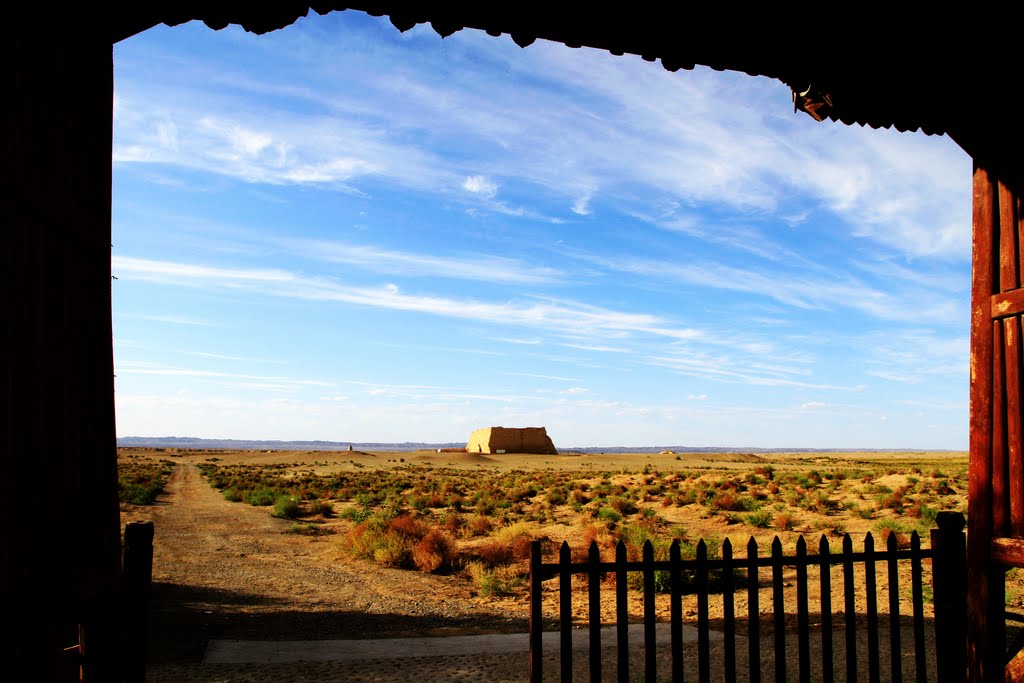 Beacon Sites at the Yumen Pass (Jade Gate) by togeorgia