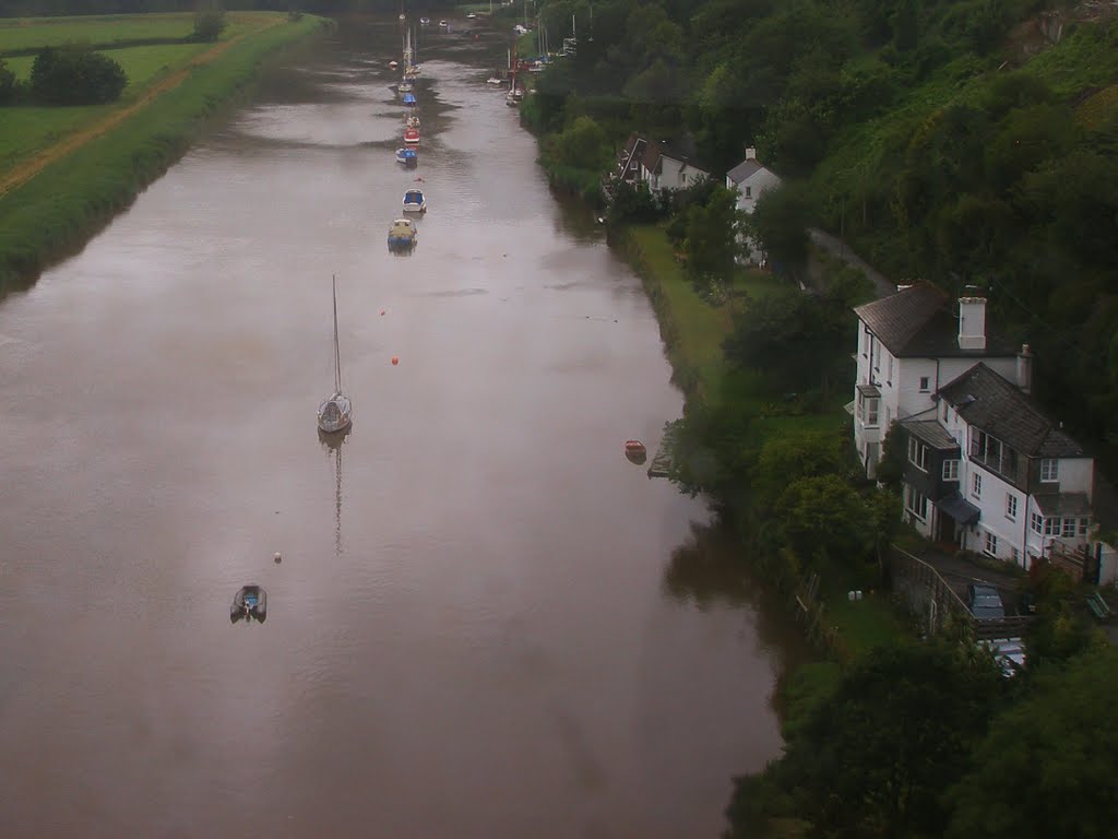 View from the calstock viaduct by wendyemlyn