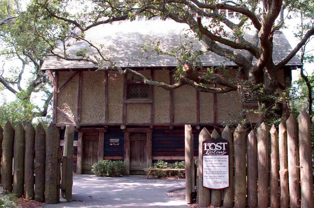 The Waterside Theatre at Fort Raleigh National Historic Site, Fort Raleigh City, NC by Scotch Canadian