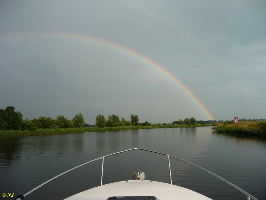 Regenbogen über die Eider by © by NilsJunge