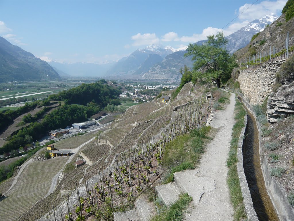 Bisse de Montorge, Sion by Le Pèlerin