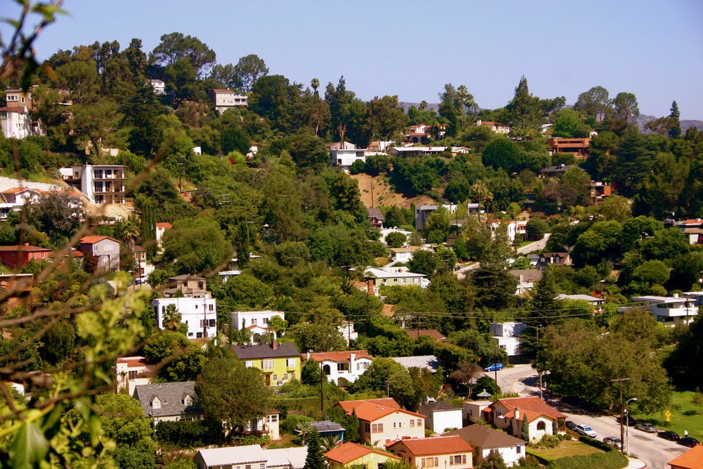 Homes on the Silverlake Hills, Los Angeles, CA by MICHAEL  JIROCH  &  www.michaeljiroch.com