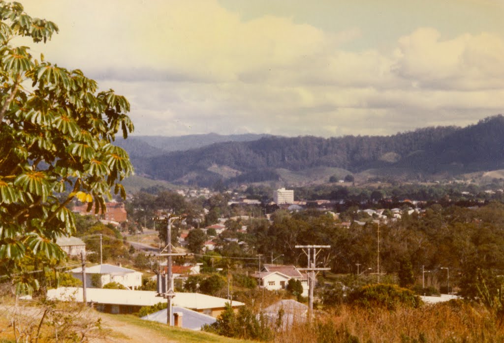 Looking west in 1978, Coffs Harbour by snucklepuff