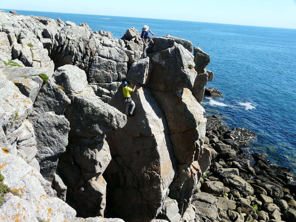 Le croisic, rocher de l'ours, école d'escalade by tofil44