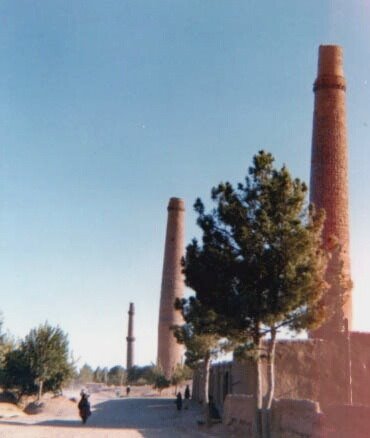 Afghanistan, Minaretes, Herat 1969 by Elios Amati