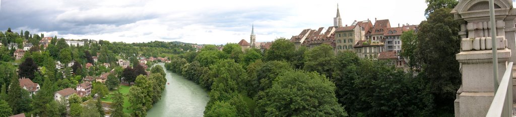 Panorámica Bern con río Aar by o.kahn.22