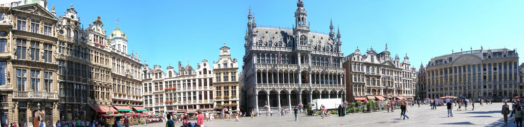 Panorámica Bruxelles Grand Place by o.kahn.22