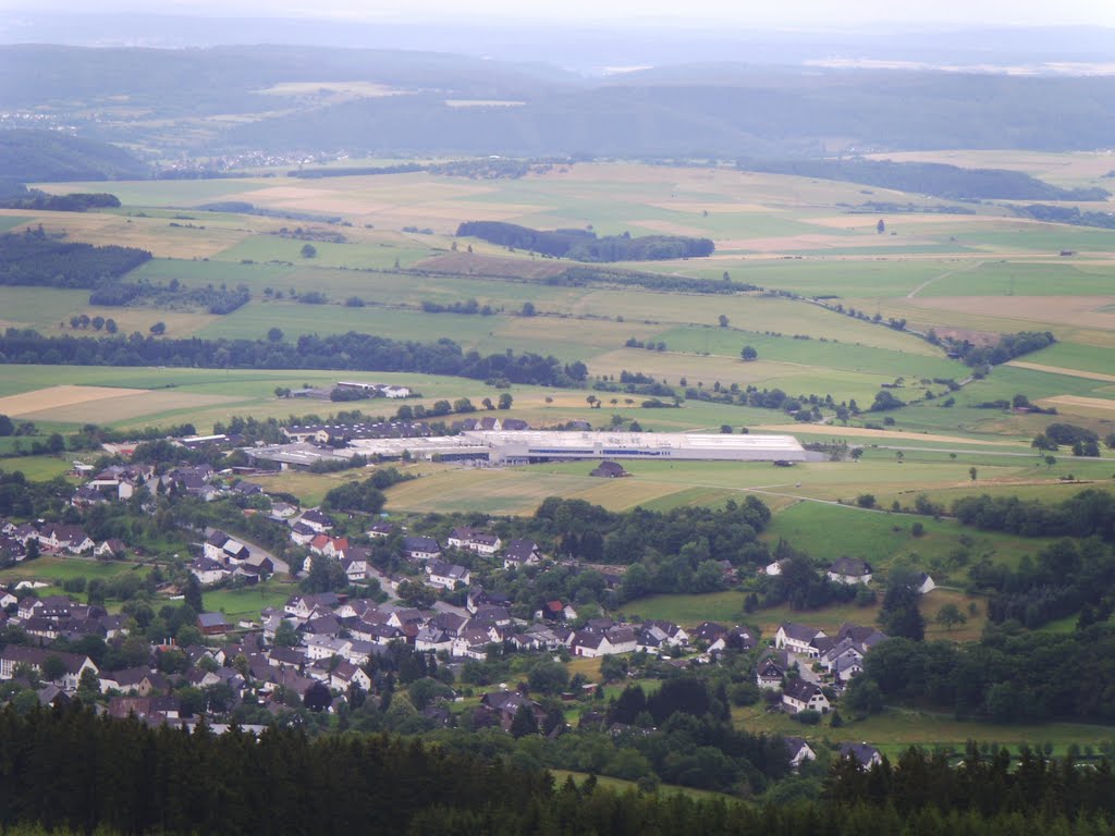 Blick vom Bollerbergturm auf Borbet (Hesborn) by Swisstec93