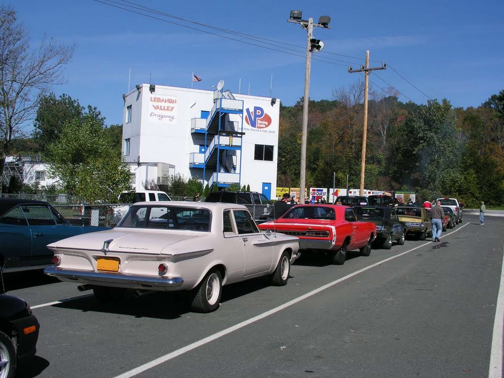 Lebanon Valley Dragway Staging Lanes by RickEhrenberg