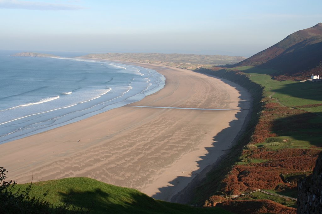 Rhossili Bay. by Dave Adams