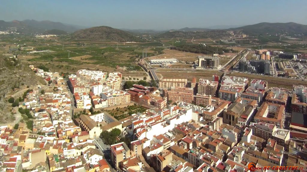 Sagunto, Aerial view of western district by RC-EagleEye