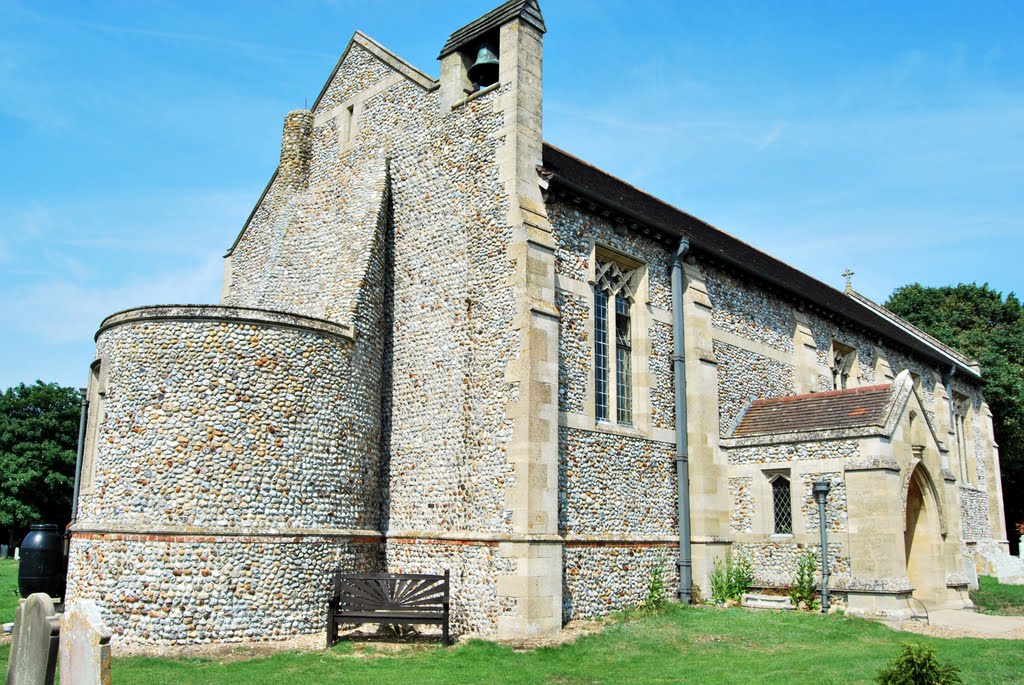 Dilham, Norfolk, St Nicholas SW aspect by ♫ Russ Hamer