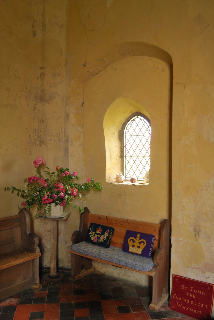 Waxham, Norfolk, St John ancient north door recess by ♫ Russ Hamer