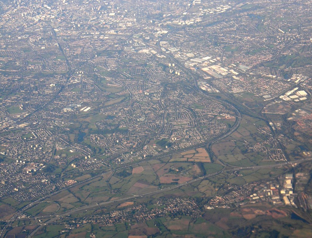 Birmingham, the M6 and the M42 by © Douglas MacGregor