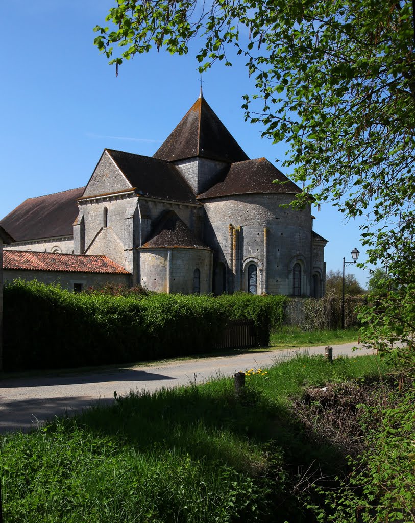 Prieuré Roman de Villesalem by Henri Bertand