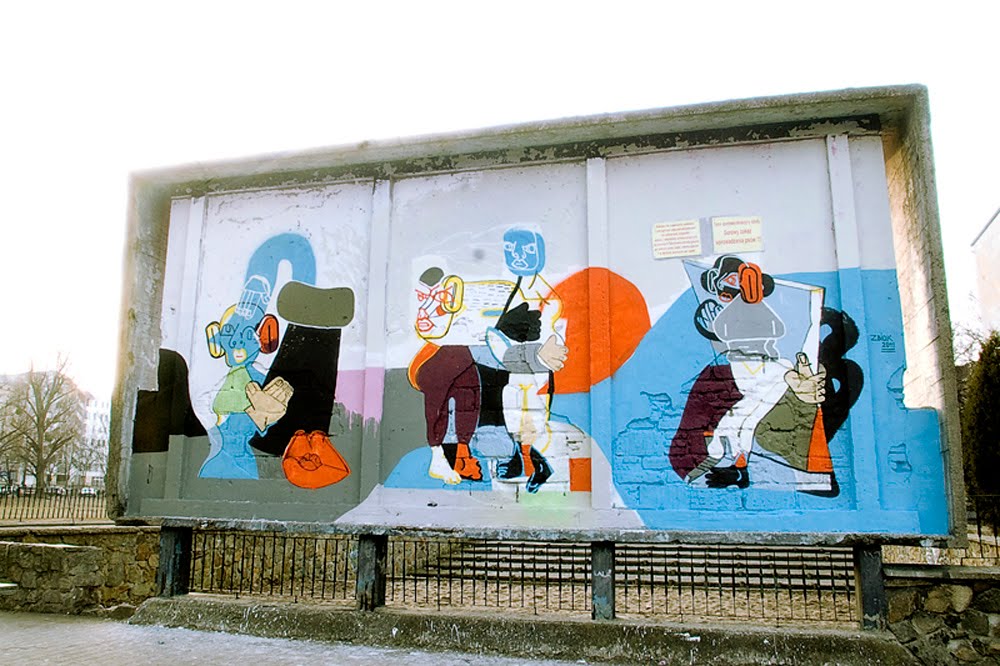 Zbiok / mural by s.czajkowski