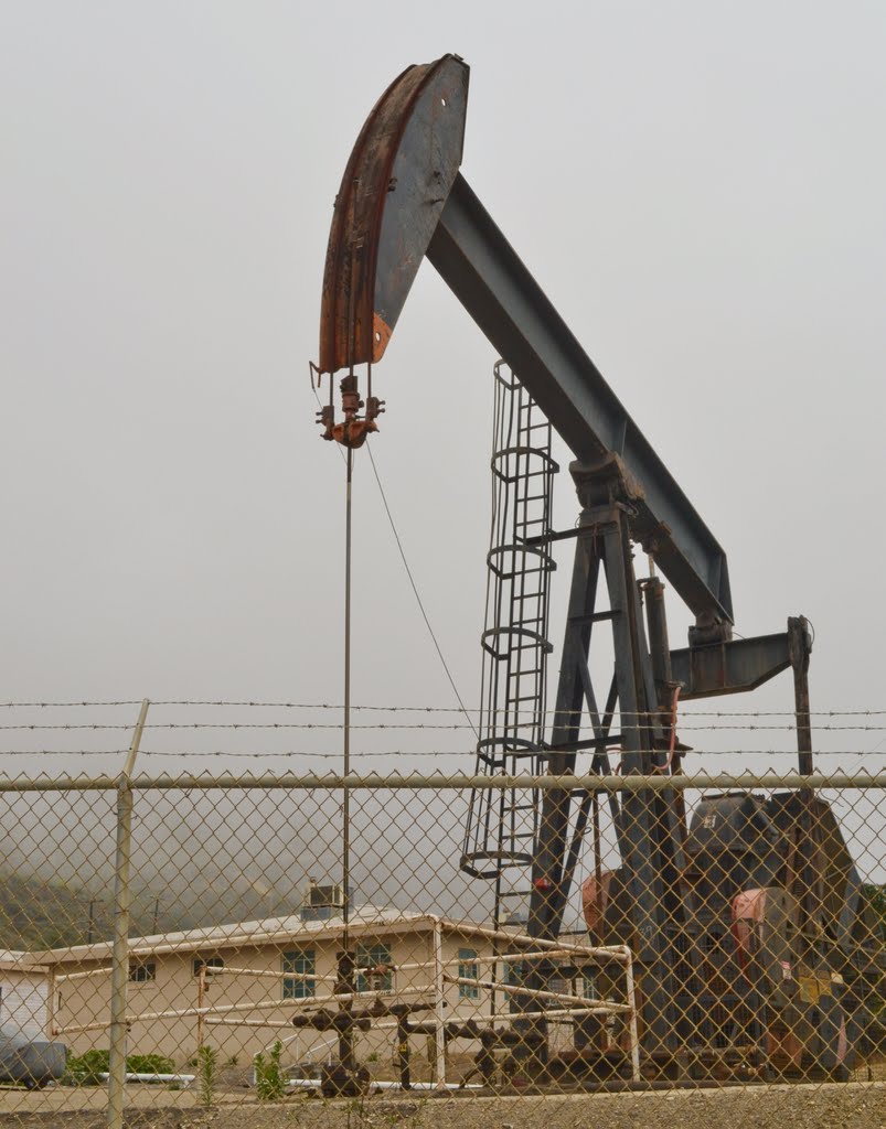 Oil Drilling in California by Tereska